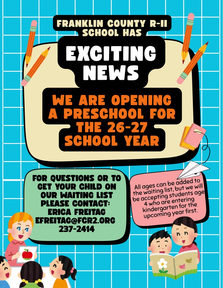 preschool opening 