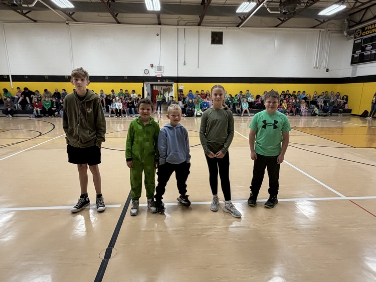 3rd Quarter Character Trait Winners for showing Integrity and Gratitude