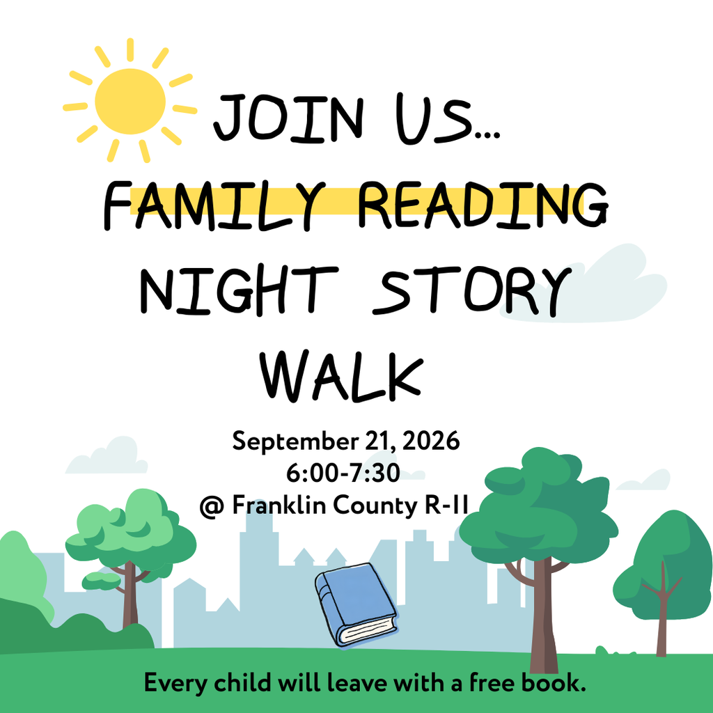 Family Reading Night September 21, 2026 6:00