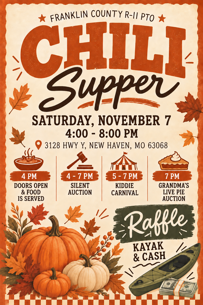 Chili Supper November 7th
