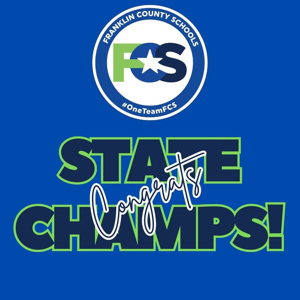 State Champs! Congrats!