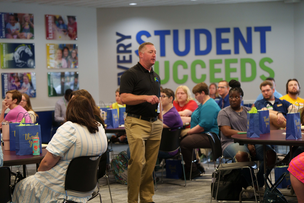 MATT WITH NEW TEACHERS