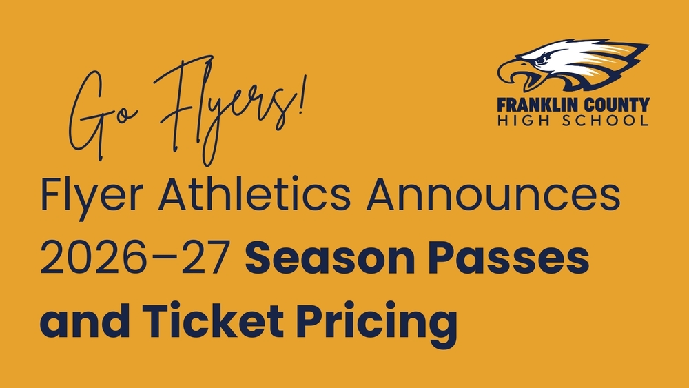 Graphic that states "Flyer Athletics Announces 2026-27 Season Passes and Ticket Pricing