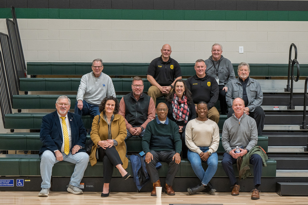 Key Communicators Group poses for a picture in FCS Board Room
