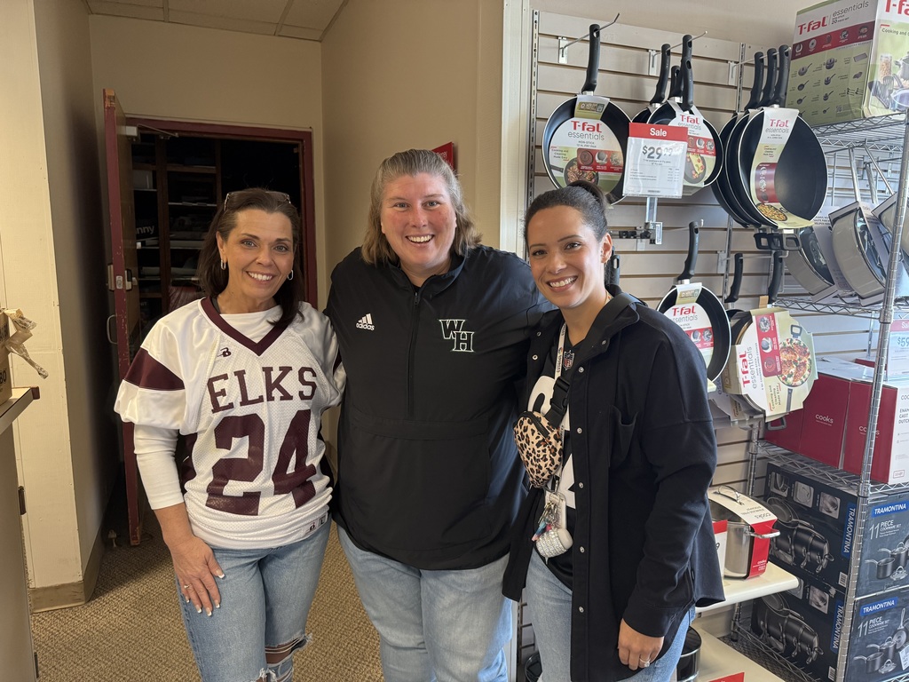 Brandy Clay, Whitney Allison, and Alexie Brough standing in JC Penny.