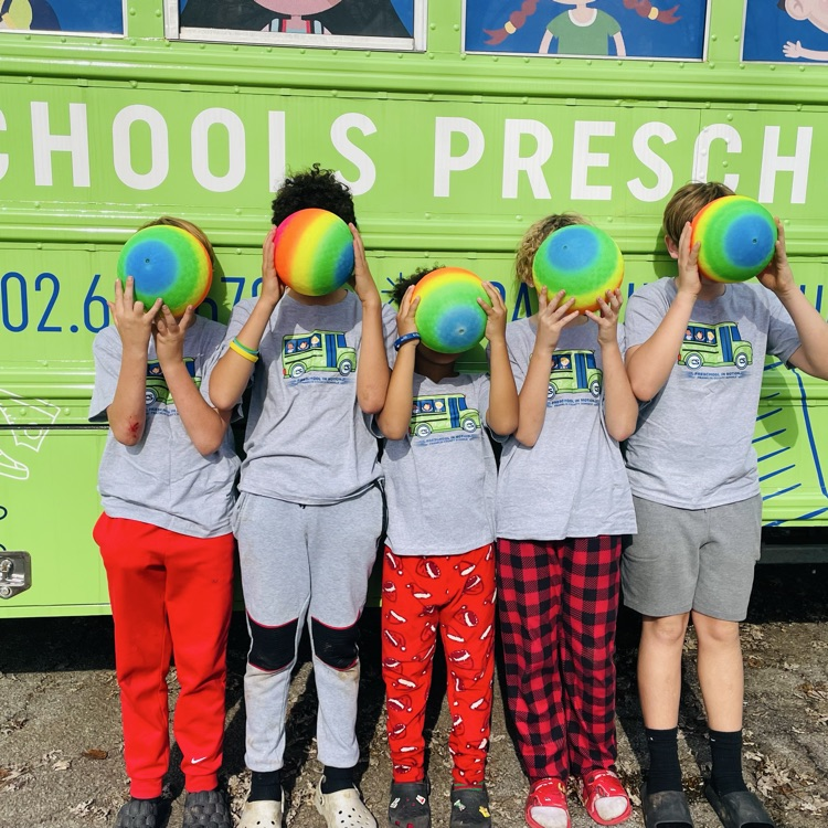 children with gifted kickballs!