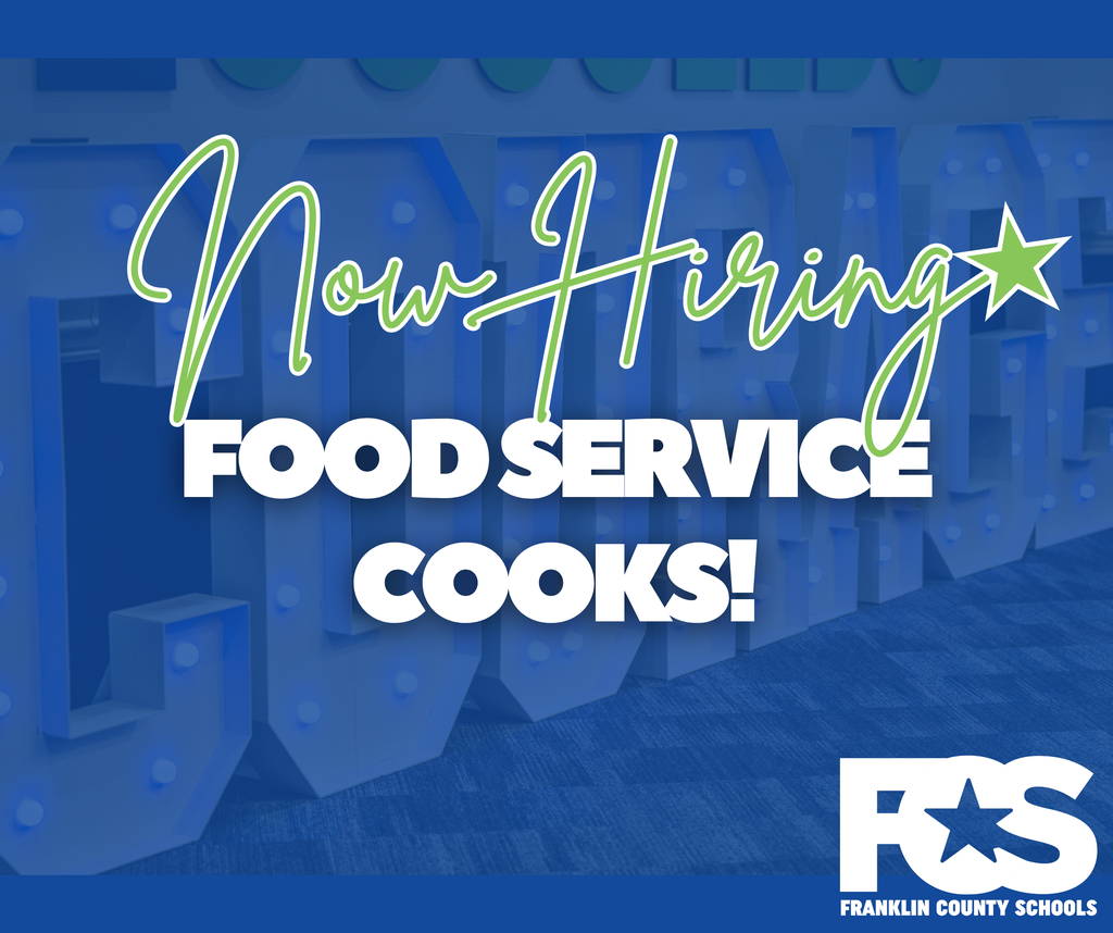 now hiring cooks graphic