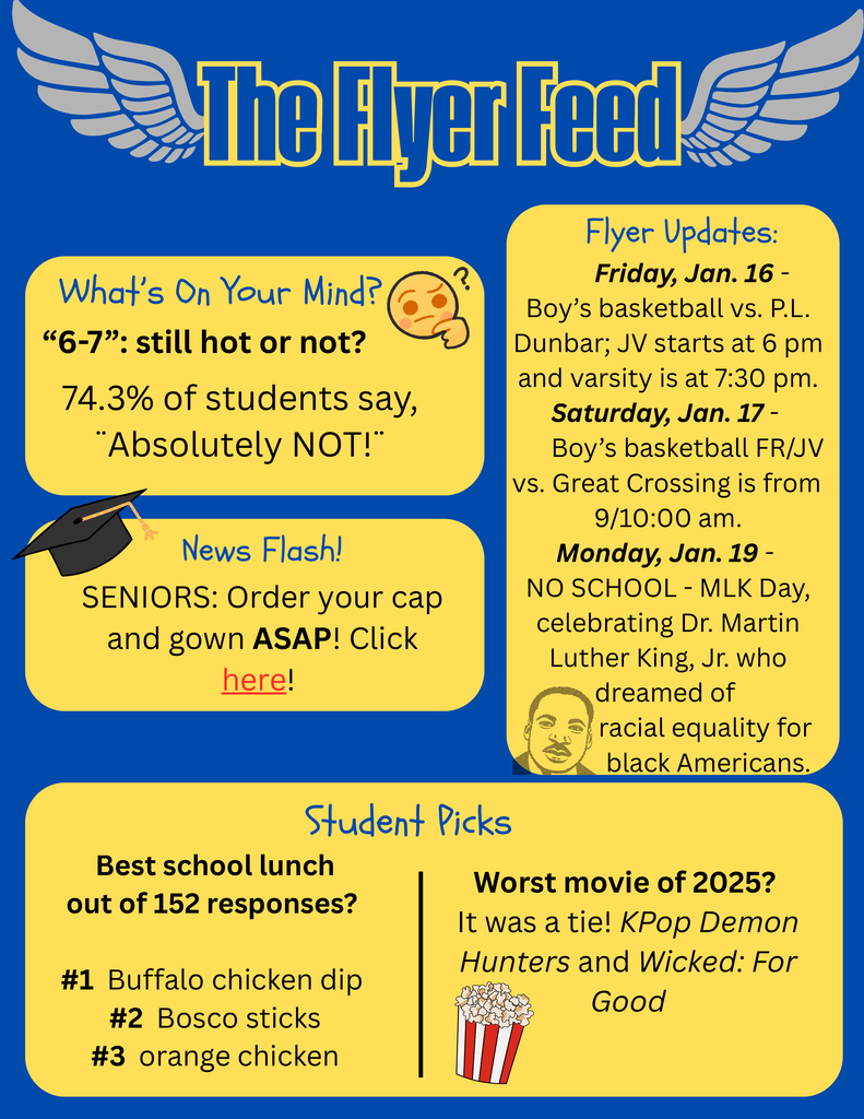 Flyer student newspaper