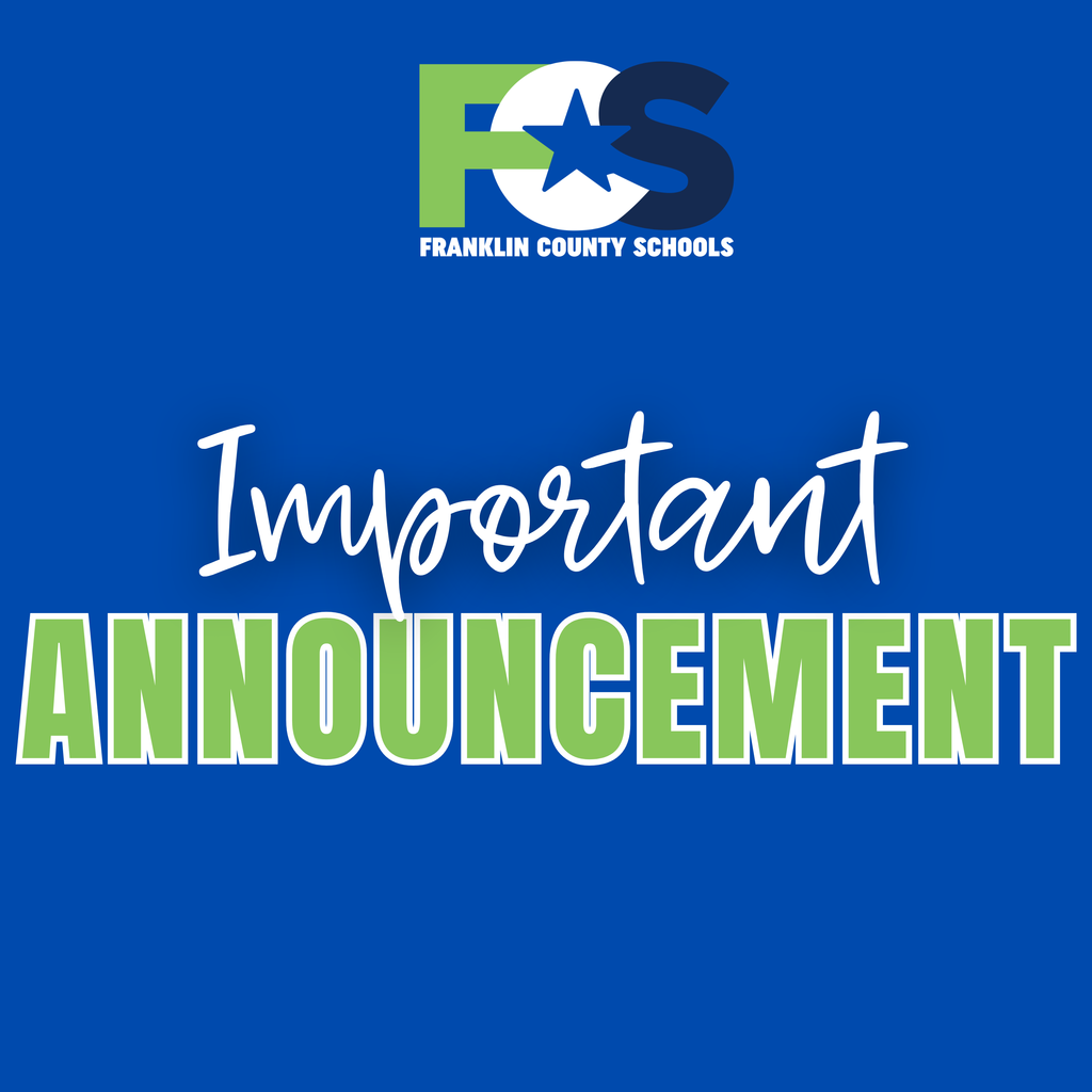 FCS important announcement  graphic