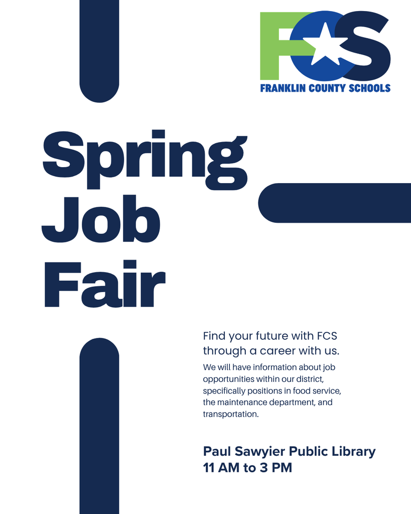 Spring Job Fair at the Paul Sawyier Public Library on Tuesday, May 12th.