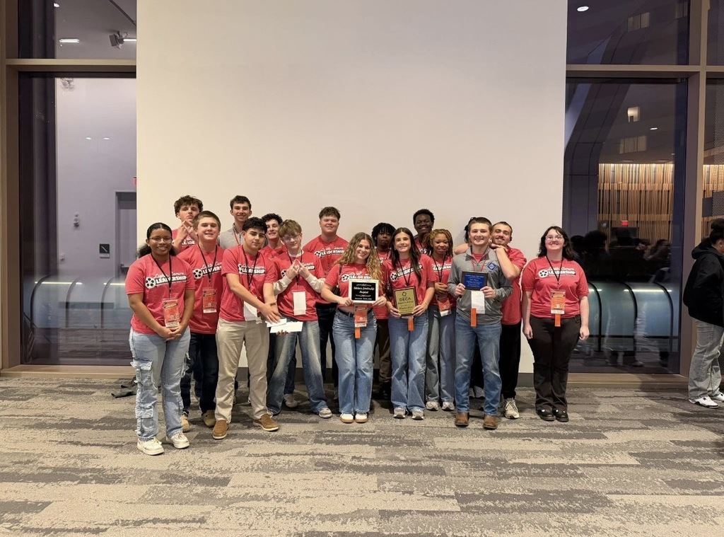Our chapter was awarded 3rd place for the largest percentage increase of chapter growth this year, Nishka Patel was recognized as a KY DECA Diamond in the Rough, and our chapter received a chapter travel scholarship.