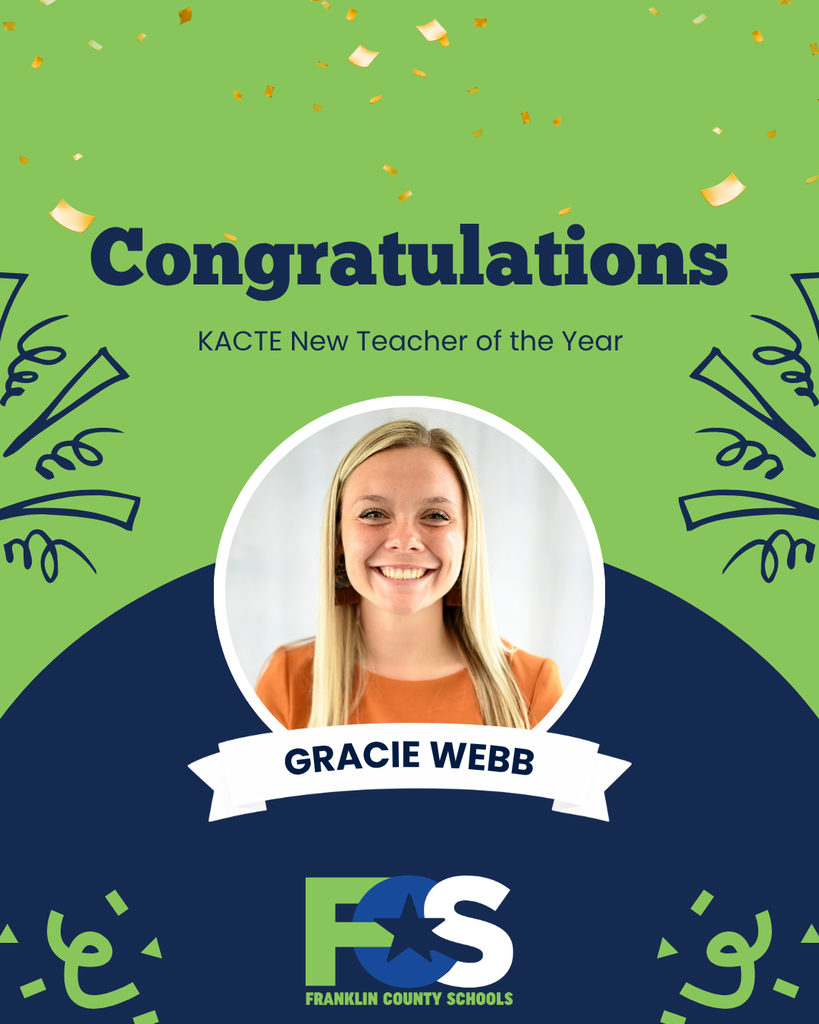 Gracie Webb named KACTE New Teacher of the Year