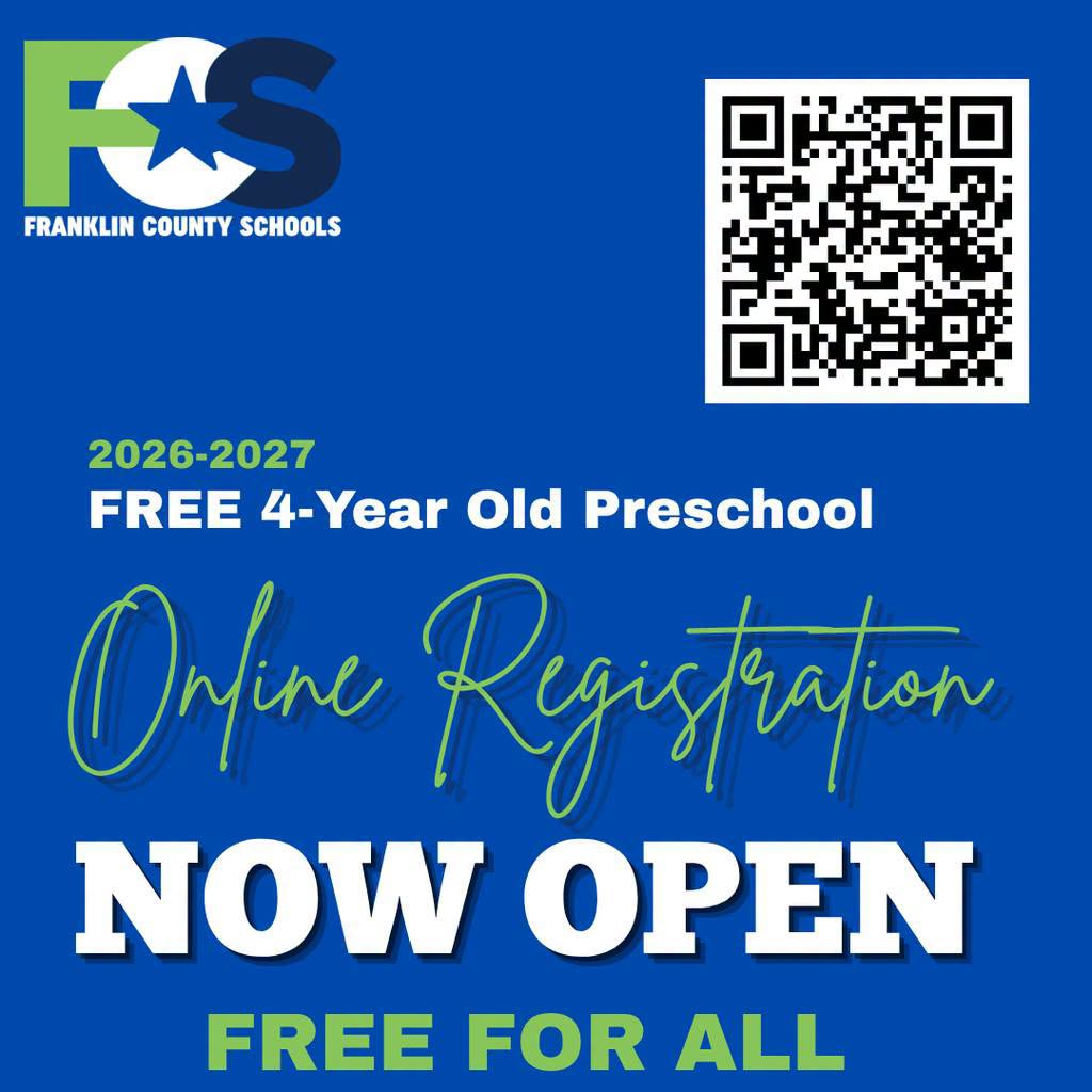 Preschool Registration is OPEN! All 4-year-olds can attend preschool for the upcoming 2026-27 school year for FREE.