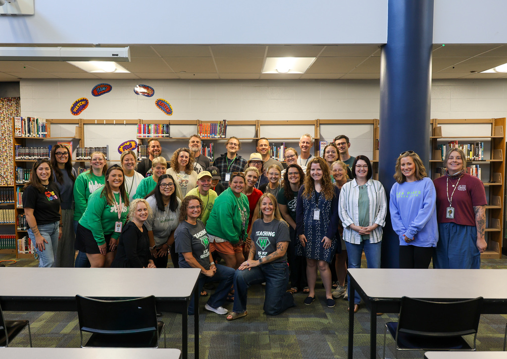 First Lady Britainy Beshear spoke to Western Hills High School staff.