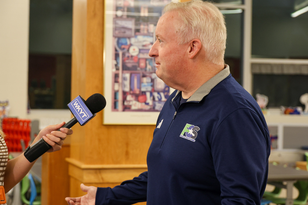 Superintendent Mark Kopp does an interview with WKYT News.