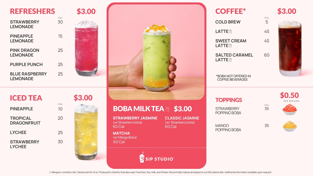 Botrista Menu