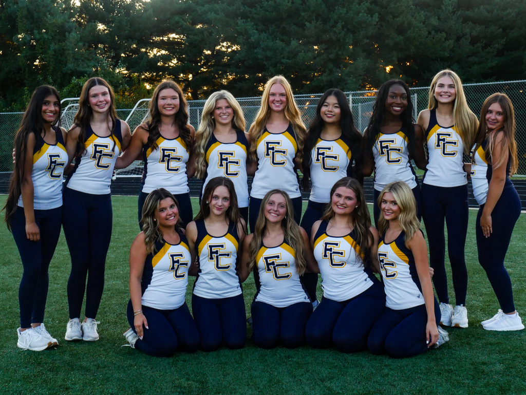 FCHS Dance Team smiles for a photo.