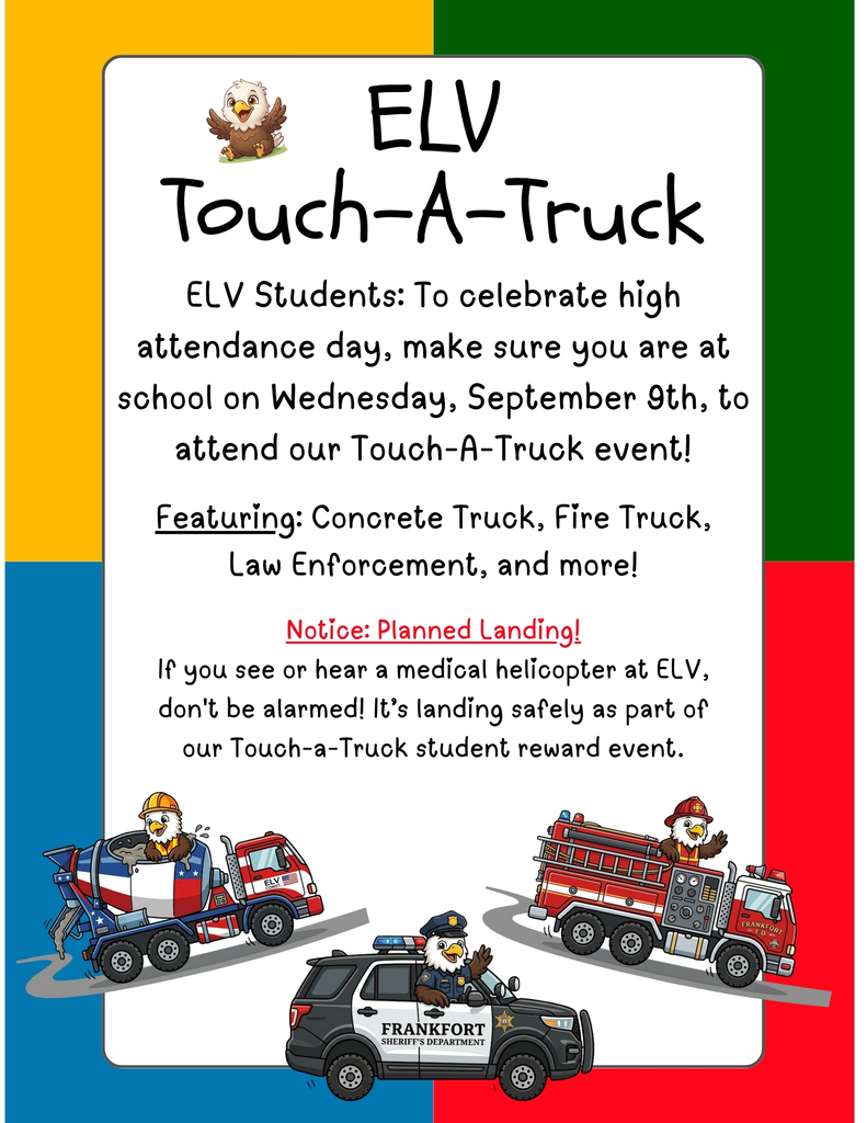 ELV Touch-a-Truck event flyer.