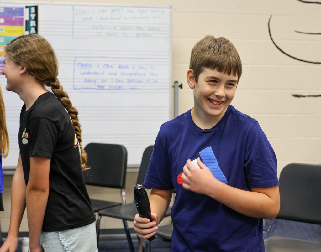 BMS student performs short play