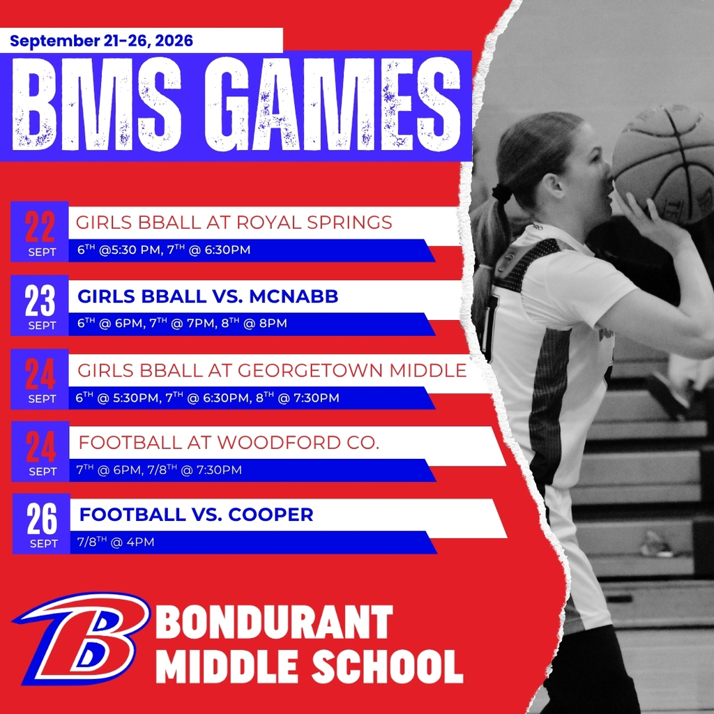 BMS Game Schedule