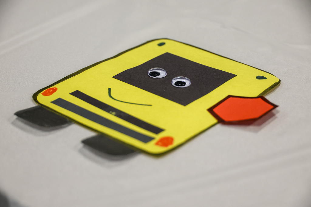 ELV students created a school bus craft for the transportation team members to take home with them.