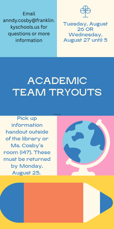 Academic Team Tryouts