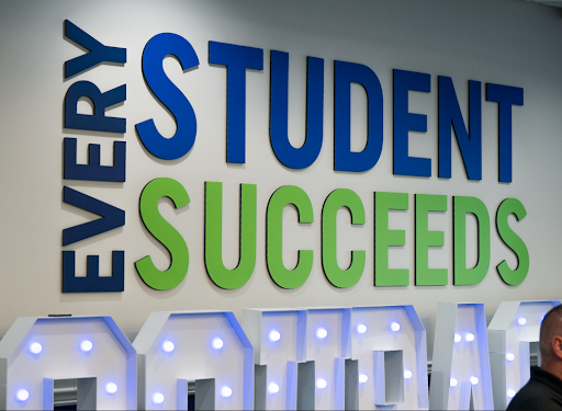 Every Student Succeeds wall decor 
