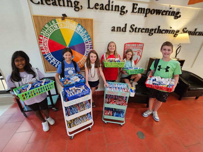 Kindness Club with carts