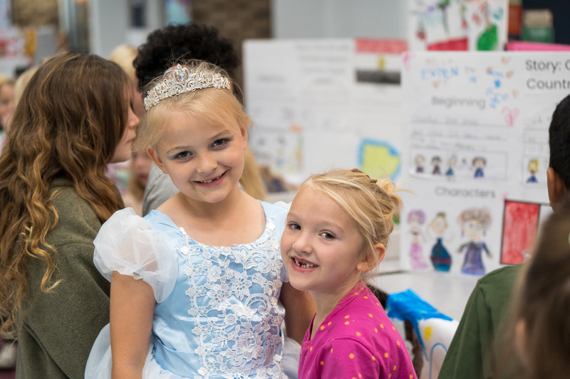 students at the event