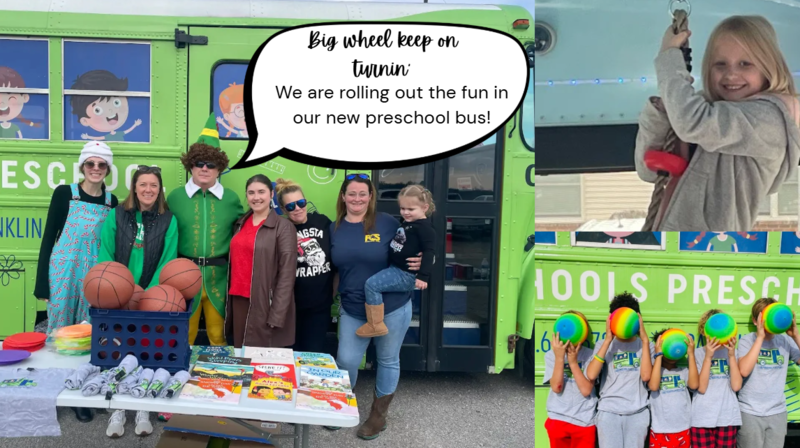 prek bus promotional graphic