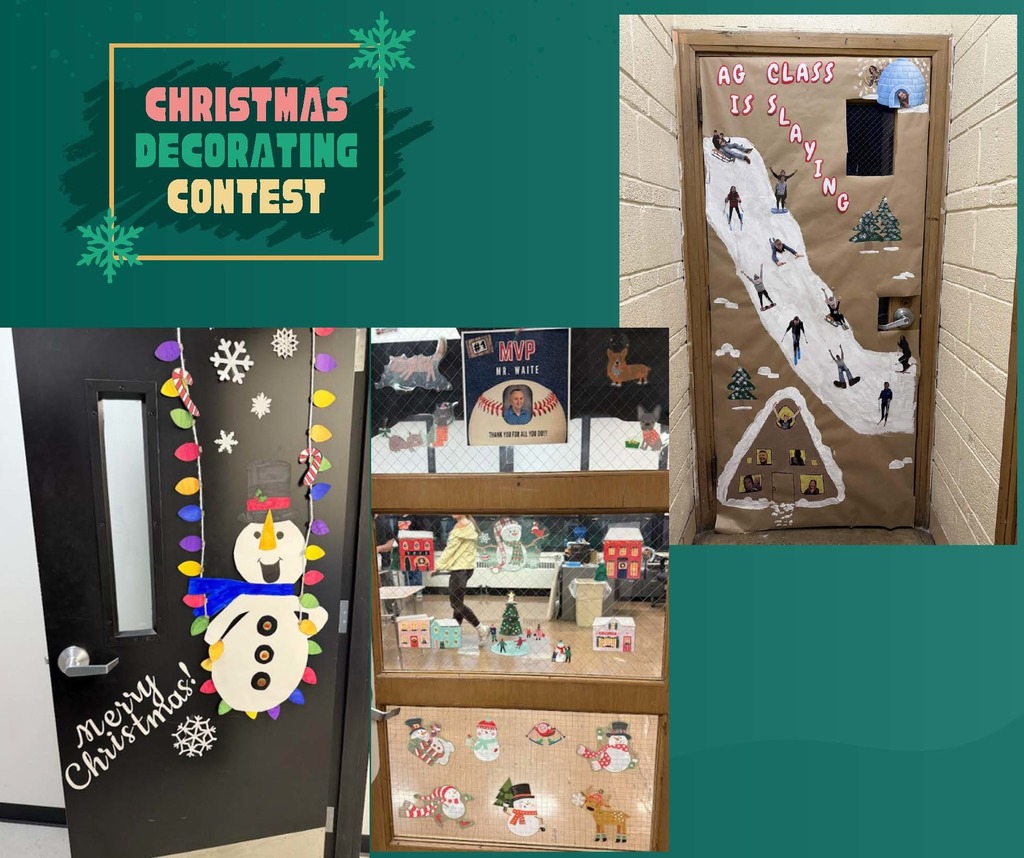 images of christmas door contest.