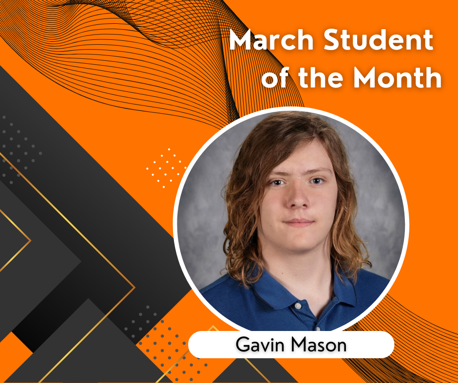 High school student of the month