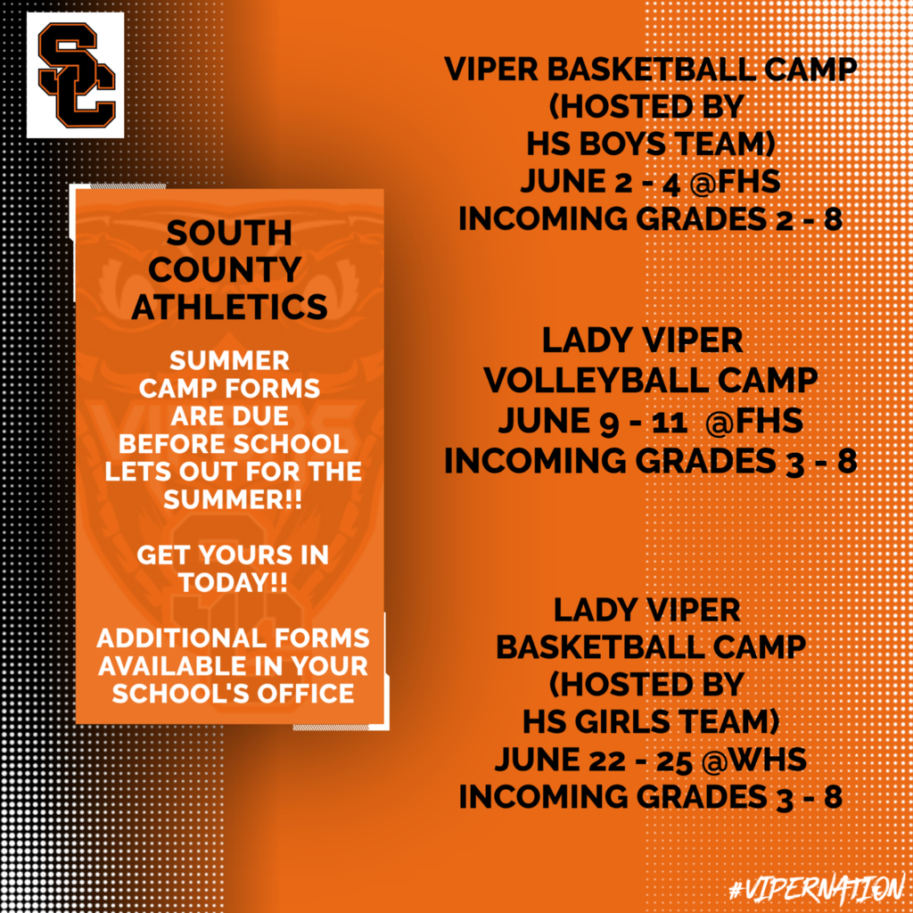 CAMP FORM ANNOUNCEMENT