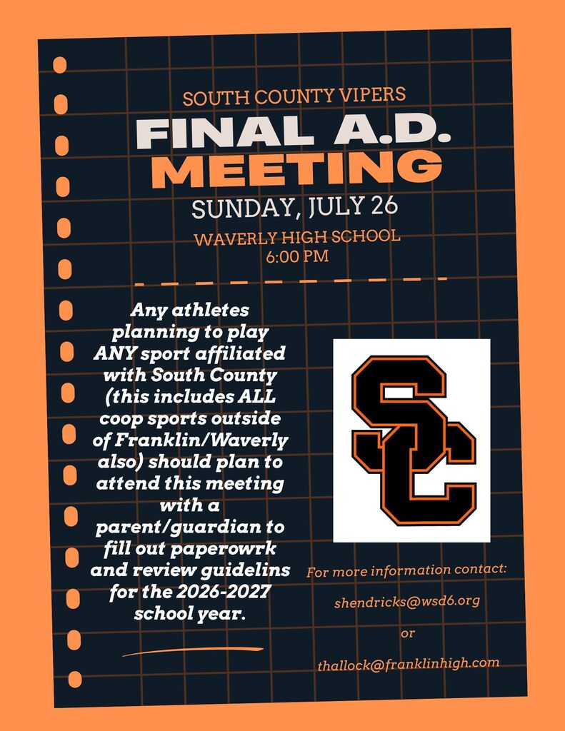 AD Meeting Announcement