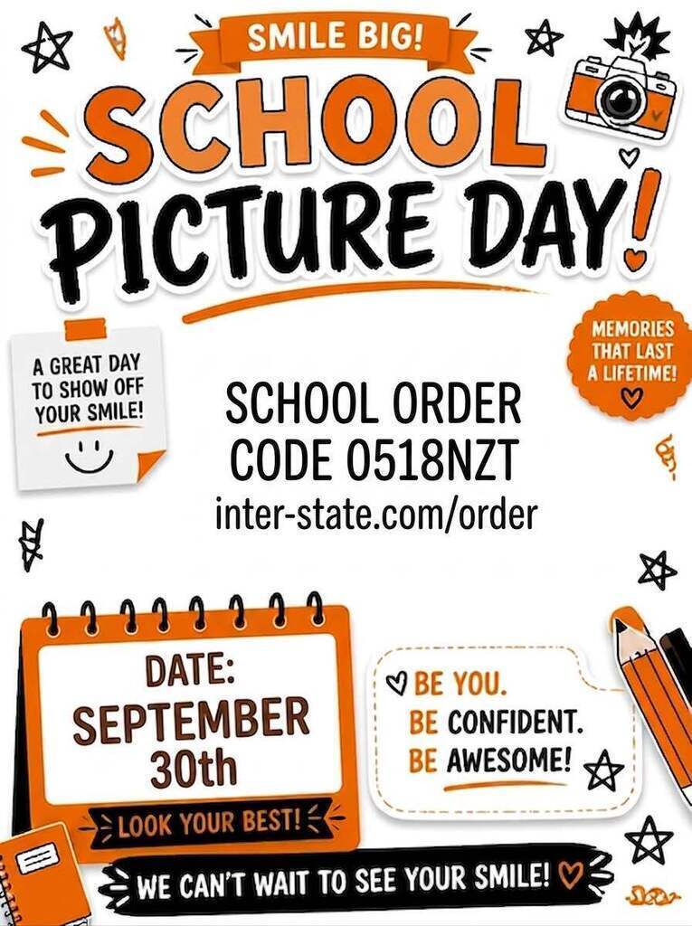 school picture day, September 30th