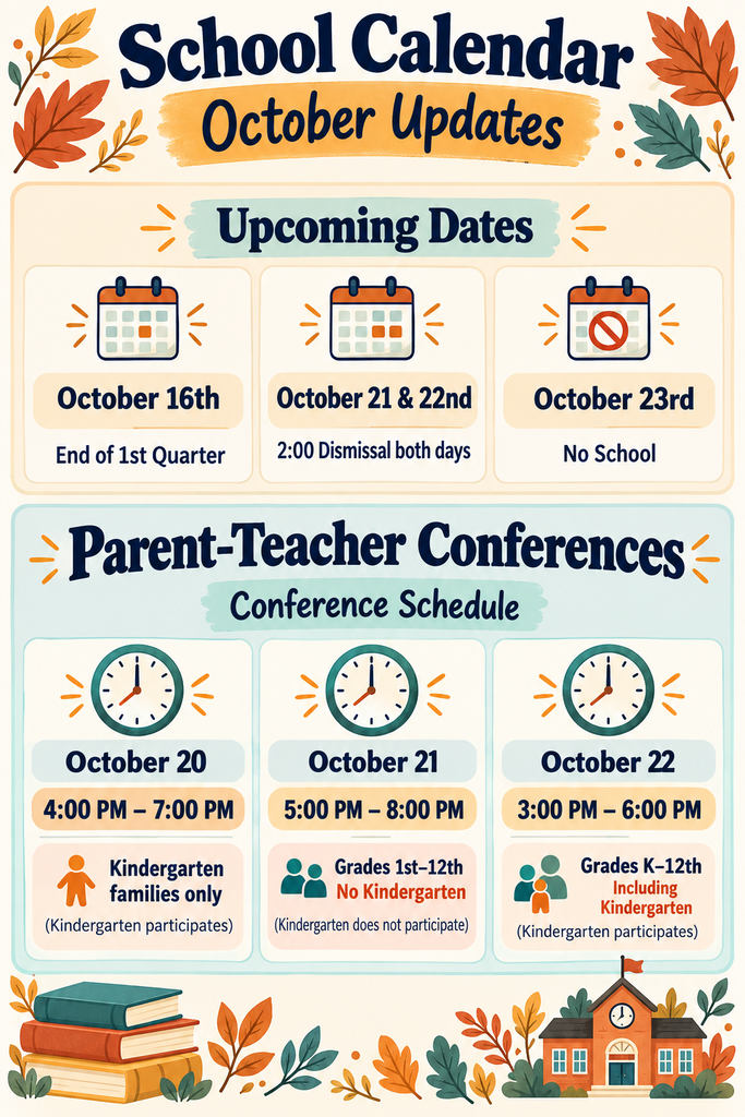 image with important dates for October 2026