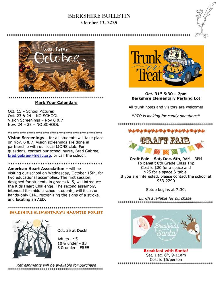 Berkshire Bulletin 10.13.25