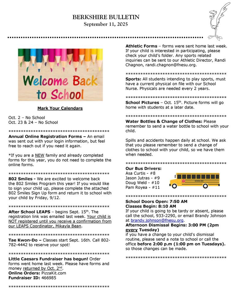 Berkshire Bulletin 09.11.25