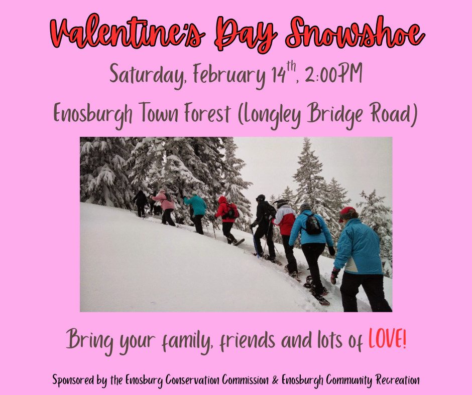 Valentine snowshoe