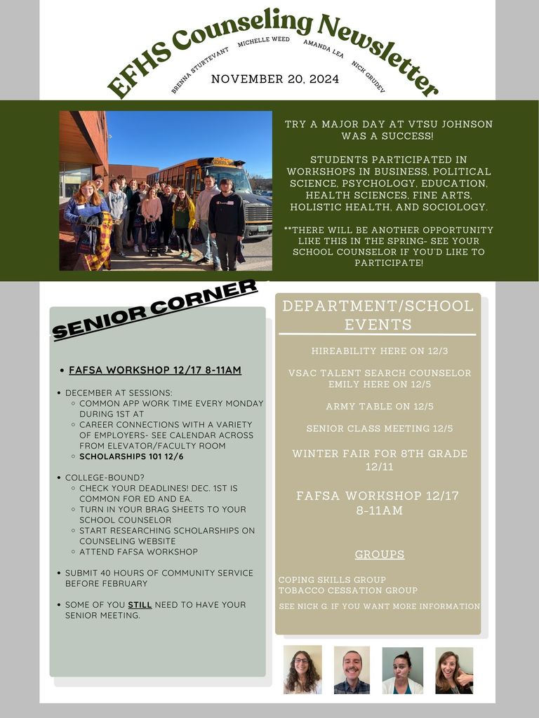 counselors newsletter
