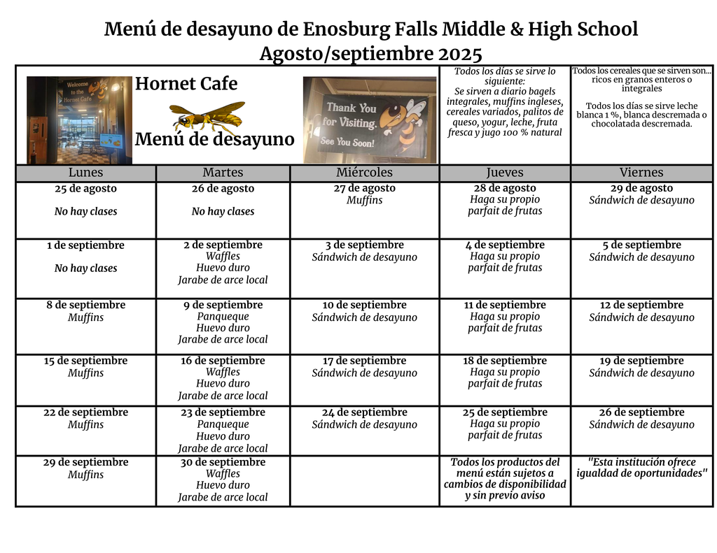 spanish breakfast menu
