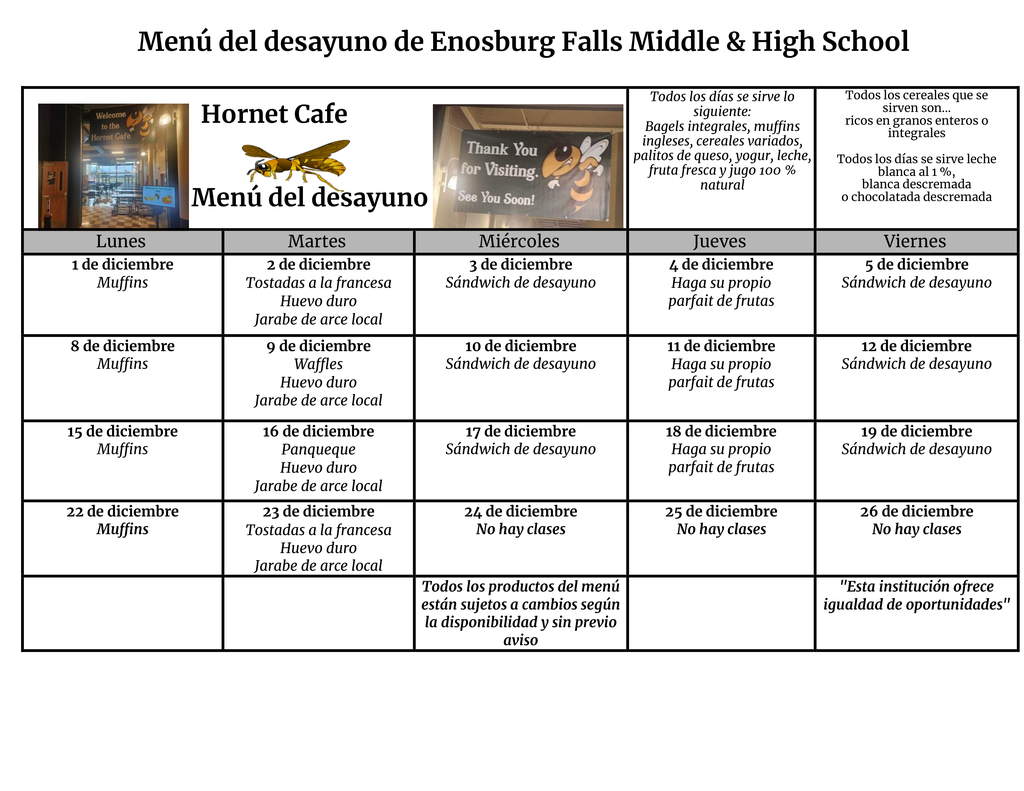 Spanish December Breakfast