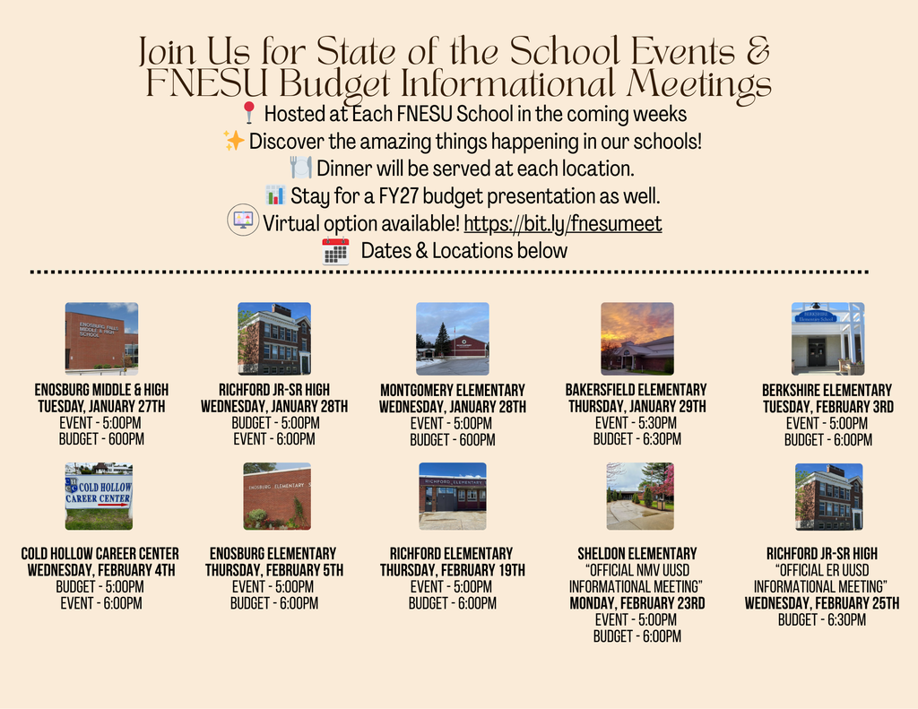 state of the school event poster