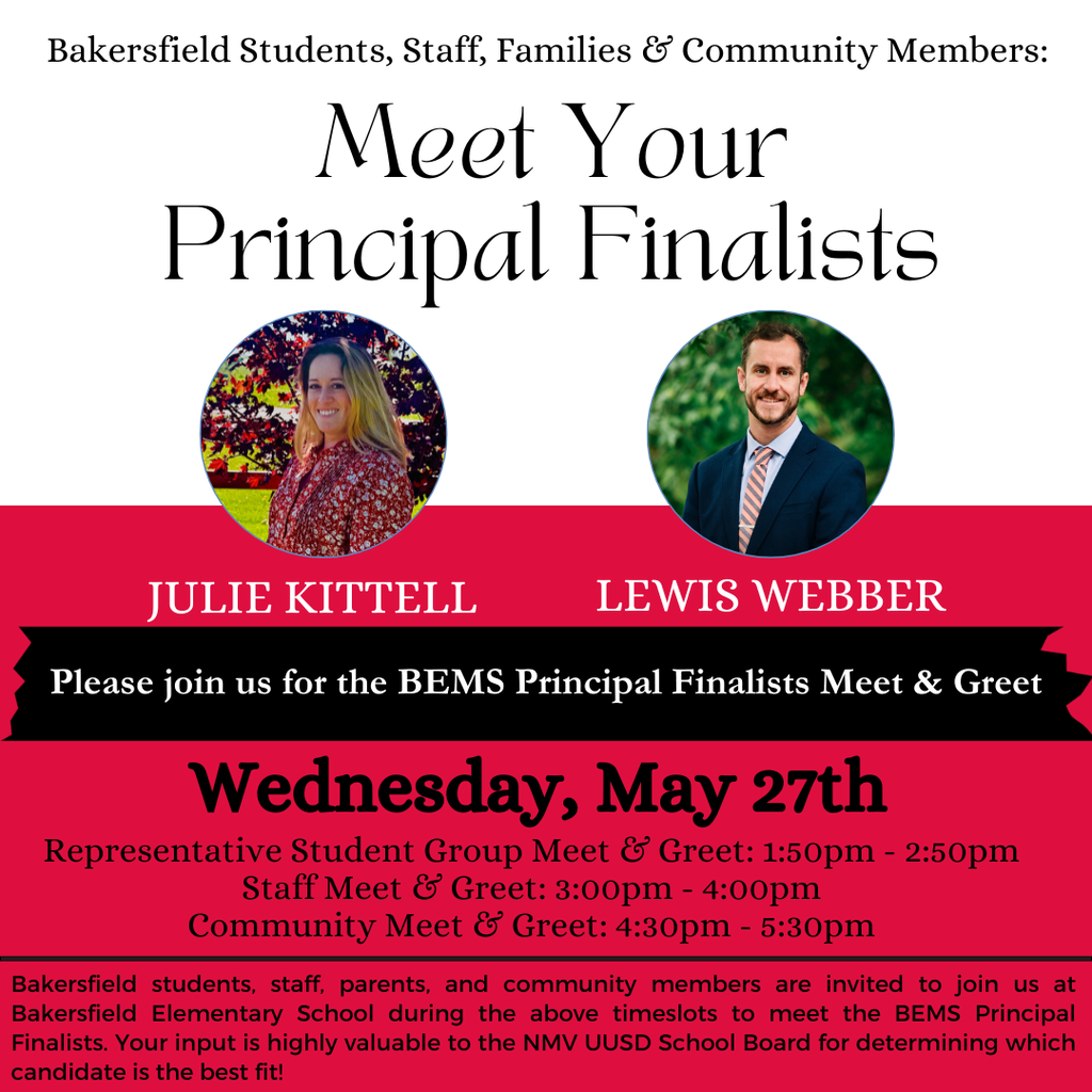 BEMS Principal Finalists Announcement
