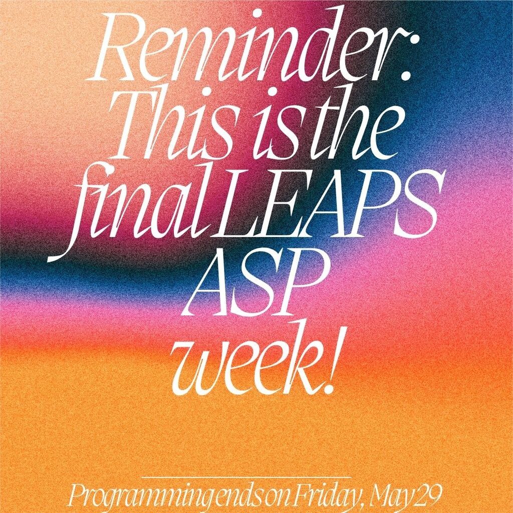 Final ASP week