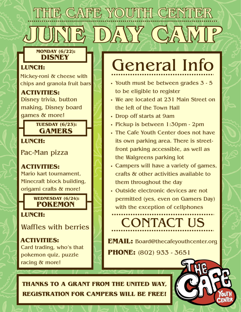 June Day Camp