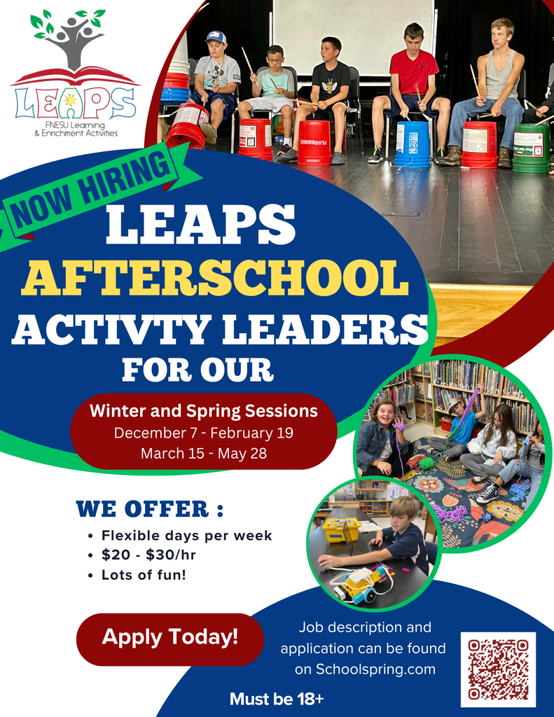 LEAPS is hiring poster