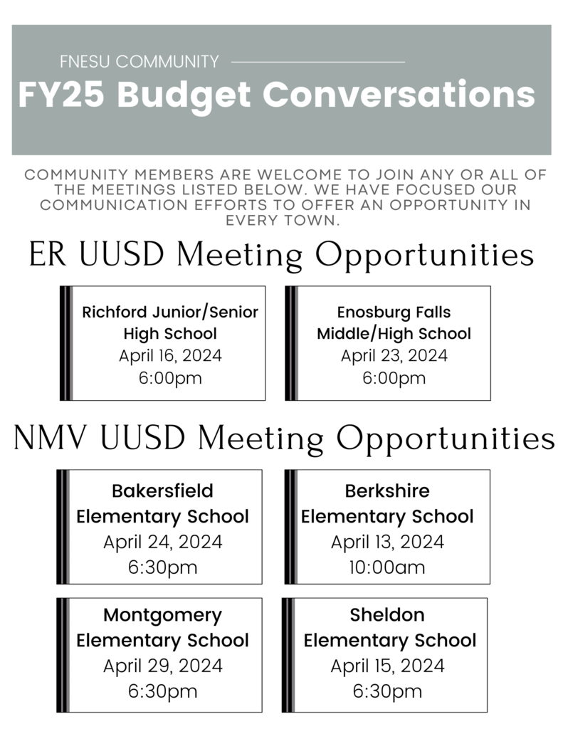 meeting dates