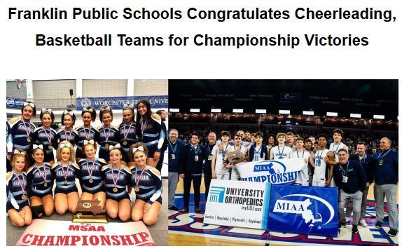 Cheerleading & Basketball Champions!