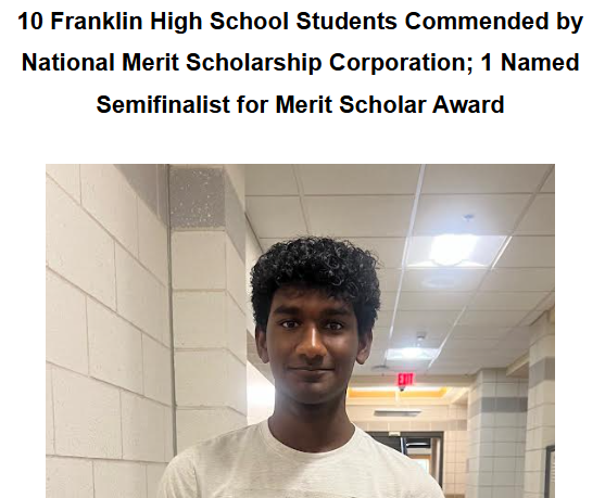 FHS National Merit Scholarship